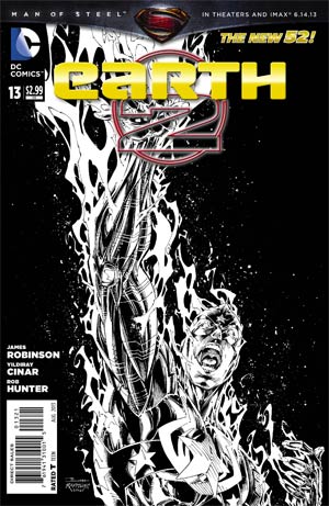 Earth 2 #13 Cover B Incentive Brett Booth Sketch Cover