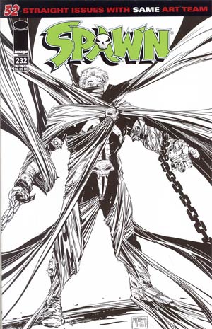 Spawn #232 Cover B Incentive Todd McFarlane Sketch Cover