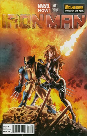 Iron Man Vol 5 #11 Cover B Incentive Wolverine Through The Ages Variant Cover