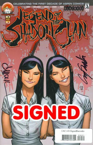 Legend Of The Shadow Clan #3 Cover D Incentive Direct Market Cover Signed & Numbered Edition