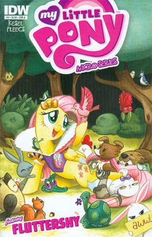 My Little Pony Micro-Series #4 Fluttershy Regular Cover A Amy Mebberson