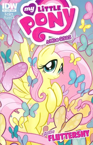 My Little Pony Micro-Series #4 Fluttershy Regular Cover B Tony Fleecs