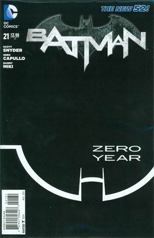 Batman Vol 2 #21 Cover E Incentive Greg Capullo Sketch Cover (Batman Zero Year Tie-In)