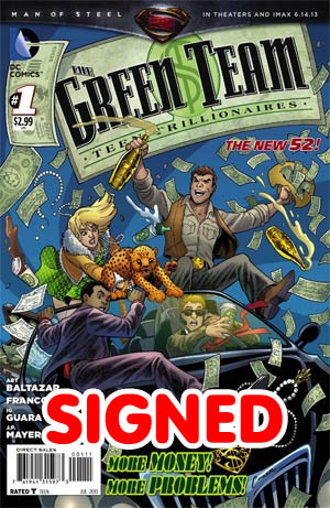 Green Team Teen Trillionaires #1 Cover C Regular Amanda Conner Cover Signed By Franco