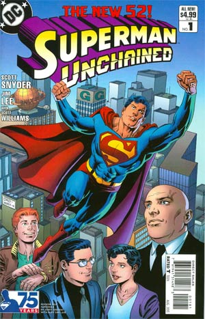 Superman Unchained #1 Cover H Incentive 75th Anniversary Modern Age Variant Cover By Jerry Ordway