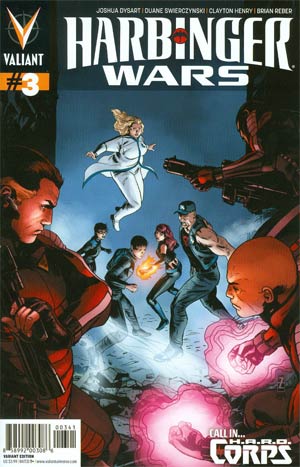 Harbinger Wars #3 Cover D Incentive Patrick Zircher Variant Cover