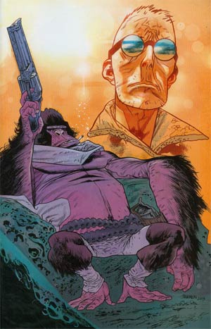 Six-Gun Gorilla #1 Cover B Incentive James Harren Virgin Variant Cover