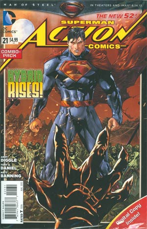 Action Comics Vol 2 #21 Cover C Combo Pack Without Polybag