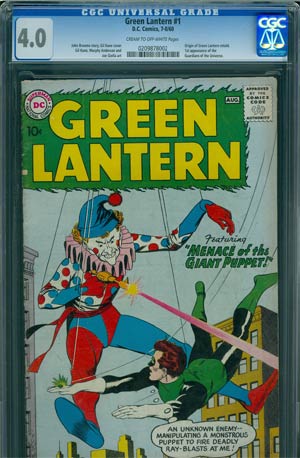 Green Lantern Vol 2 #1 Cover B CGC 4.0