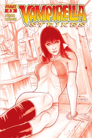 Vampirella Strikes Vol 2 #6 Cover F High-End Fabiano Neves Blood Red Ultra-Limited Cover (ONLY 100 COPIES IN EXISTENCE!)