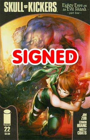 All-New Secret Skullkickers #1 Cover D Cover B Saejin Oh Signed By Edwin Huang