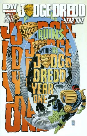 Judge Dredd Year One #3 Cover B Incentive Dave Sim Variant Cover