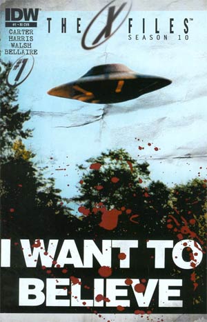 X-Files Season 10 #1 Cover D Incentive Joe Corroney Variant Cover