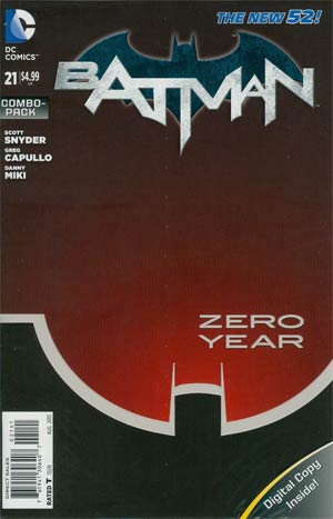 Batman Vol 2 #21 Cover C Combo Pack Without Polybag (Batman Zero Year Tie-In)