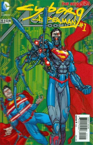 Action Comics Vol 2 #23.1 Cyborg Superman Cover A 1st Ptg 3D Motion Cover