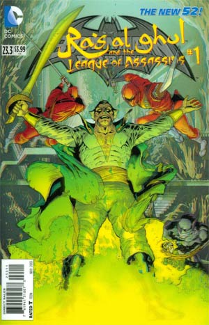 Batman And Robin Vol 2 #23.3 Ras Al Ghul And The League Of Assassins Cover A 1st Ptg 3D Motion Cover