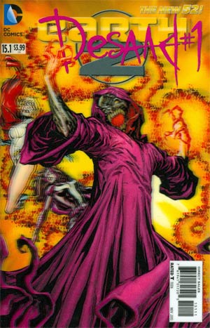 Earth 2 #15.1 Desaad Cover A 1st Ptg 3D Motion Cover