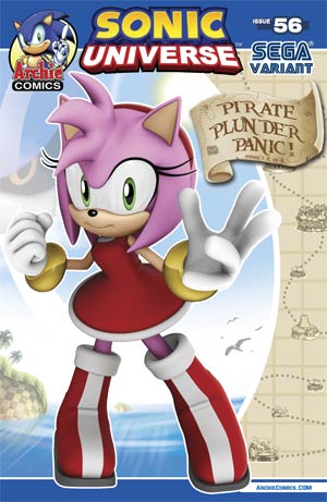 Sonic Universe #56 Cover B Variant Sega Cover