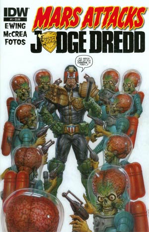 Mars Attacks Judge Dredd #1 Cover A Regular Greg Staples Cover