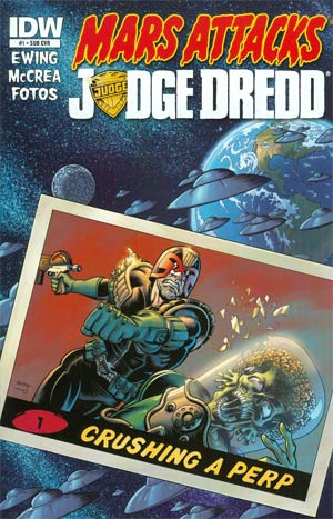 Mars Attacks Judge Dredd #1 Cover B Variant Loston Wallace Subscription Cover