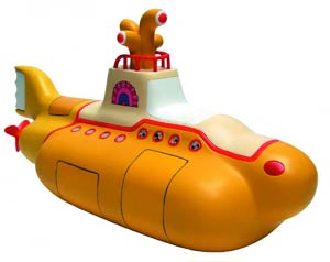 Beatles Yellow Submarine Maquette