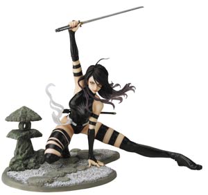 Marvel Psylocke Bishoujo Statue X-Force Costume Version