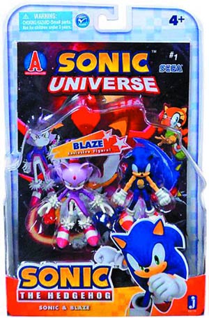 Sonic The Hedgehog Comic Action Figure Pack - Sonic & Blaze