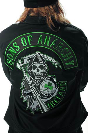 Sons Of Anarchy Ireland Logo Mechanic Jacket XX-Large