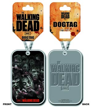 Walking Dead Enamel Dog Tag - Horde Of Walkers