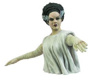 Universal Monsters Bride Of Frankenstein Bust Bank