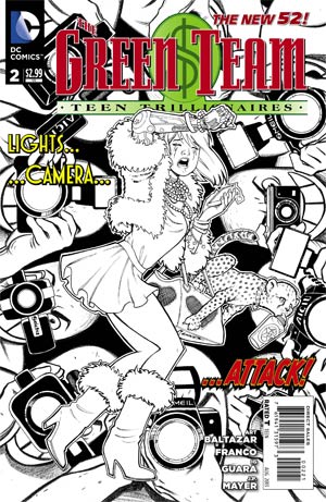 Green Team Teen Trillionaires #2 Cover B Incentive Amanda Conner Sketch Cover