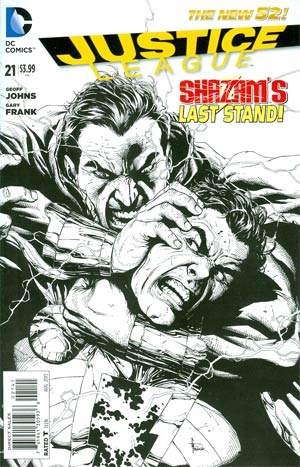 Justice League Vol 2 #21 Cover E Incentive Gary Frank Sketch Cover