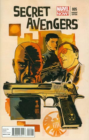 Secret Avengers Vol 2 #5 Cover C Incentive Francesco Francavilla Variant Cover