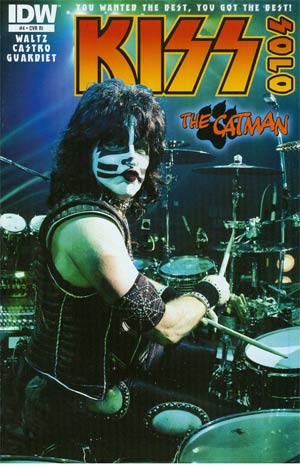 KISS Solo #4 Cover B The Catman Incentive Catman Photo Variant Cover