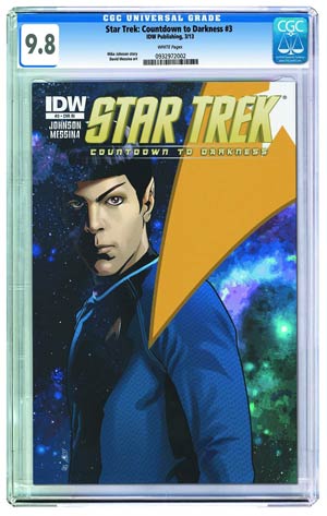 Star Trek Countdown To Darkness #3 Cover C Incentive Variant Cover CGC 9.6 Or Above