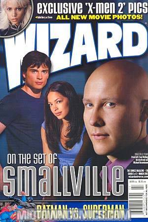 Wizard Comics Magazine #138 Smallville Photo Cvr