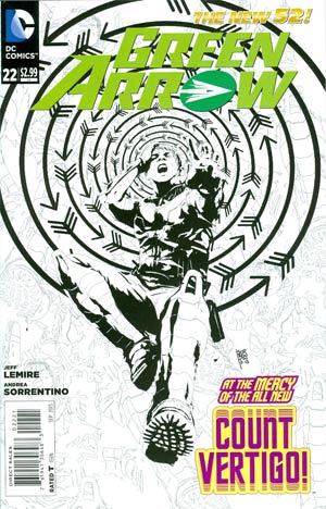 Green Arrow Vol 6 #22 Cover B Incentive Andrea Sorrentino Sketch Cover