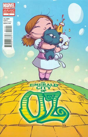 Emerald City Of Oz #1 Cover B Variant Skottie Young Baby Cover