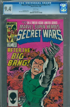 Marvel Super-Heroes Secret Wars #12 Cover B CGC 9.4