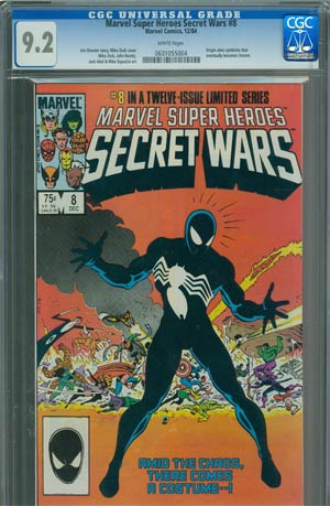 Marvel Super-Heroes Secret Wars #8 Cover B CGC 9.2