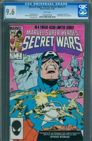 Marvel Super-Heroes Secret Wars #7 Cover B CGC 9.6