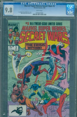 Marvel Super-Heroes Secret Wars #3 Cover C CGC 9.8