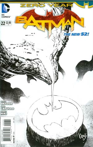 Batman Vol 2 #22 Cover E Incentive Greg Capullo Sketch Cover (Batman Zero Year Tie-In)
