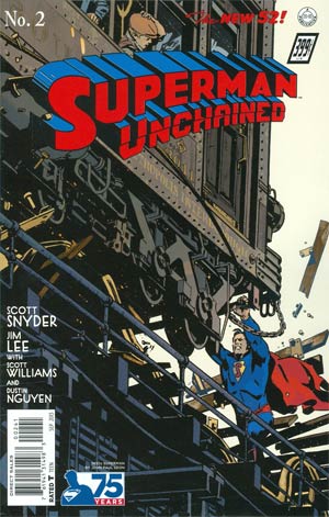 Superman Unchained #2 Cover E Incentive 75th Anniversary 1930s Variant Cover By John Paul Leon