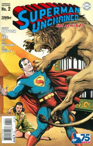 Superman Unchained #2 Cover F Incentive 75th Anniversary Golden Age Variant Cover By Gary Frank