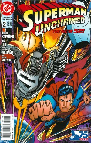 Superman Unchained #2 Cover J Incentive 75th Anniversary Superman Reborn Variant Cover By Jon Bogdanove