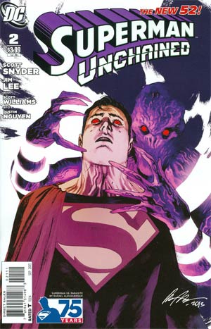 Superman Unchained #2 Cover K Incentive 75th Anniversary Superman vs Parasite Variant Cover By Rafael Albuquerque