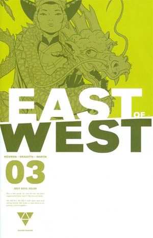East Of West #3 Cover B 2nd Ptg