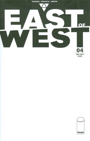 East Of West #4 Cover B Variant Blank Cover