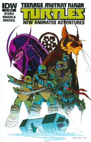 Teenage Mutant Ninja Turtles New Animated Adventures #1 Cover B Incentive Ciro Nieli Variant Cover